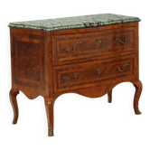 Antique baroque walnut commode, Italy, 18th century