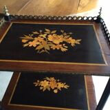 Side table in marquetry