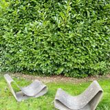 2 Willy Guhl Loop chairs