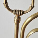 Art Nouveau bronze tulip lamp