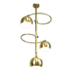 Vintage Italian Brass Ceiling Chandelier
