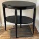 Gueridon console bois noir art déco