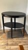 Gueridon console bois noir art déco