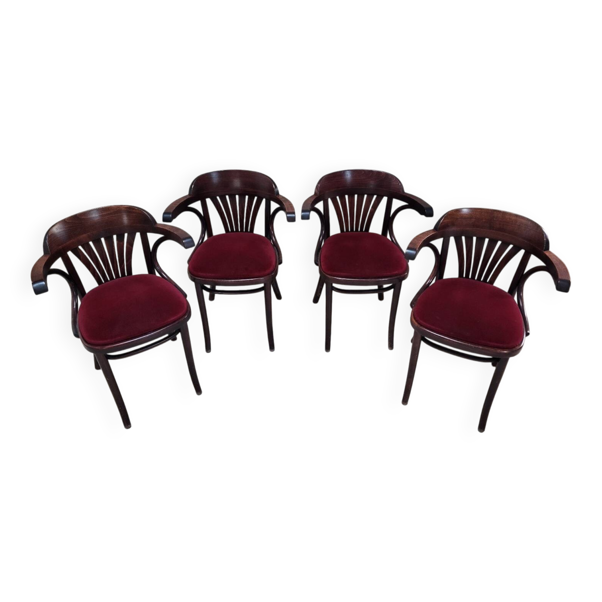 4 fauteuils bistrot bridge