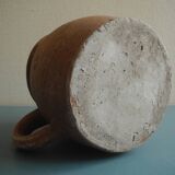 old glazed stoneware pot rustic decor