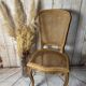 Set of 3 antique caned chairs – Louis XV style