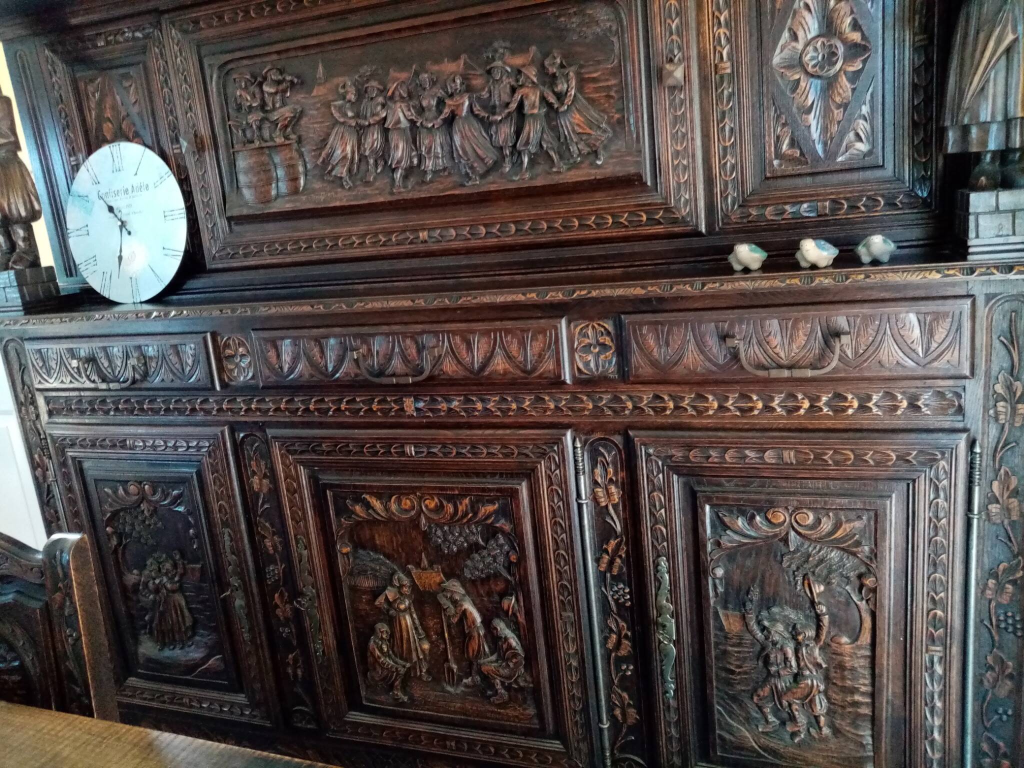 Old Breton buffet from 1950