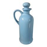 Blue ceramic bottle
