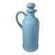 Blue ceramic bottle