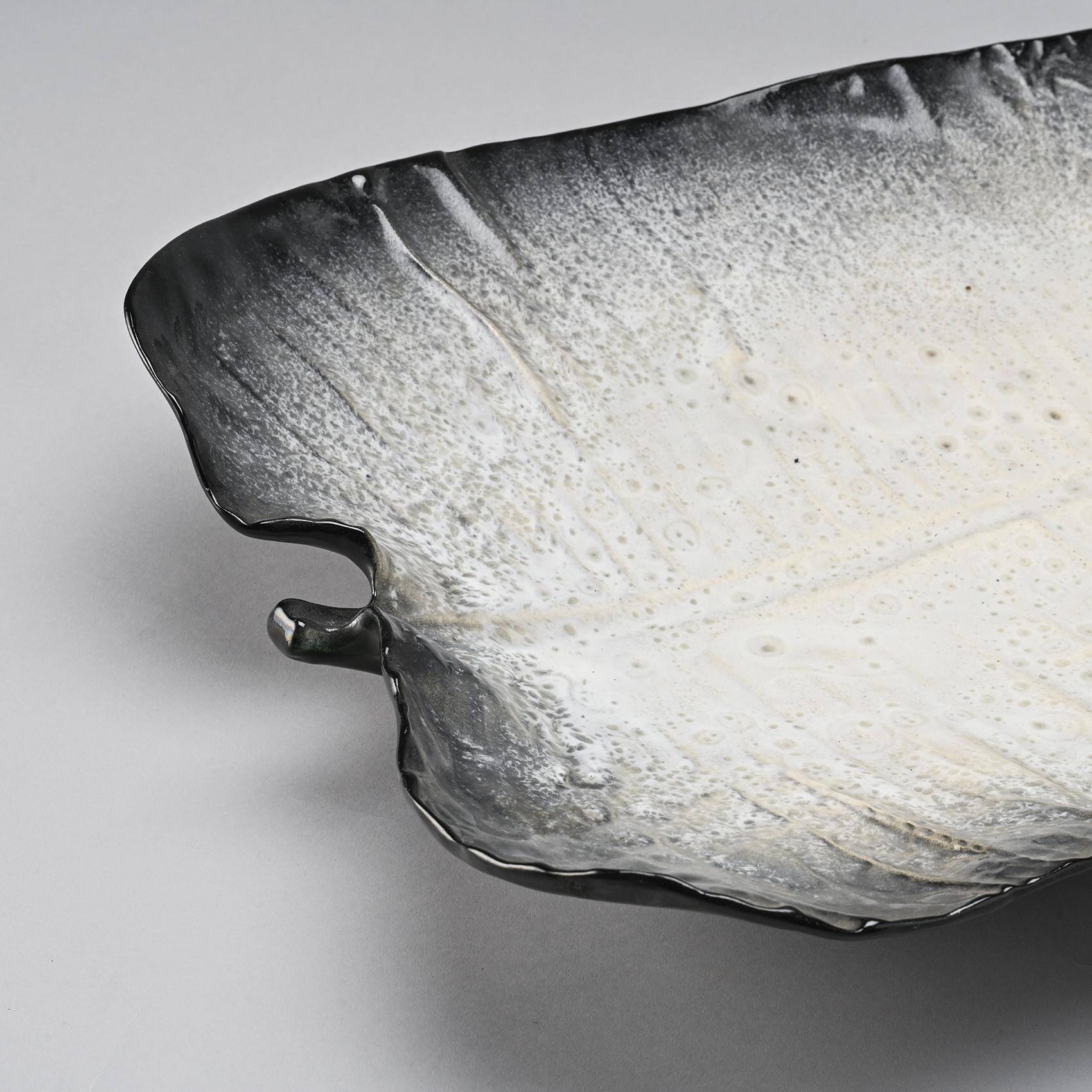 Large ceramic dish by Pol Chambost, France 1955