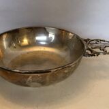 Silver metal tastevin