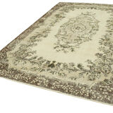 Hand-knotted turkish beige carpet 209 cm x 309 cm
