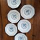 Set of 6 porcelain soup plates – Made in France