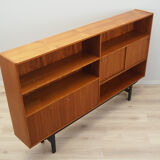 Bibliothèque en teck, design danois, années 1970, production: Danemark