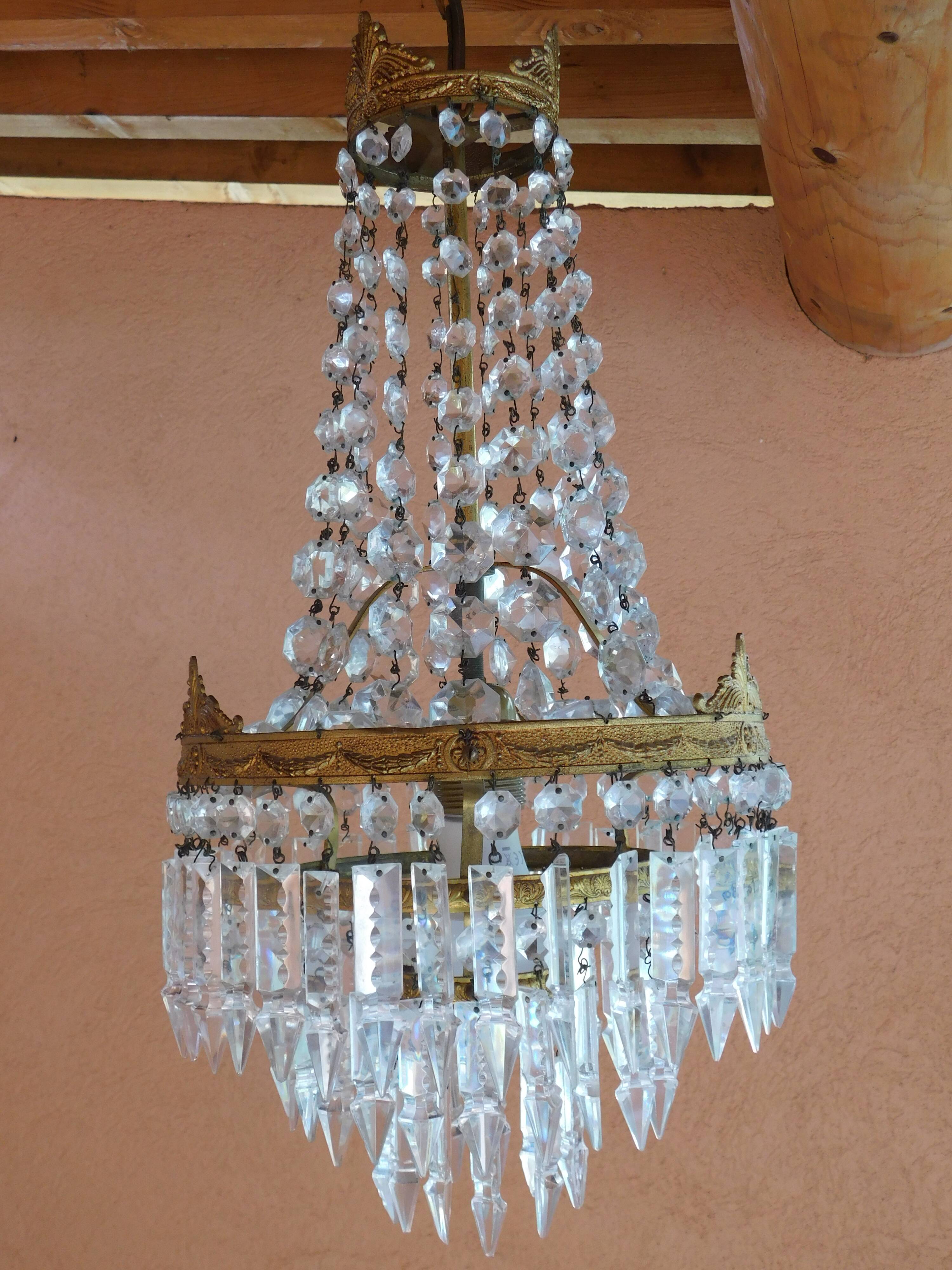 Hot air balloon chandelier with tassels ø 25 cm