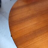 Vintage round extendable table