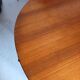 Vintage round extendable table