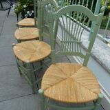 Set of 4 mulched chairs model Giverny