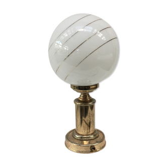 Art Deco globe table lamp