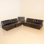 Set of 5 "Amanta" armchairs by Mario Bellini for C&B Italia 80's