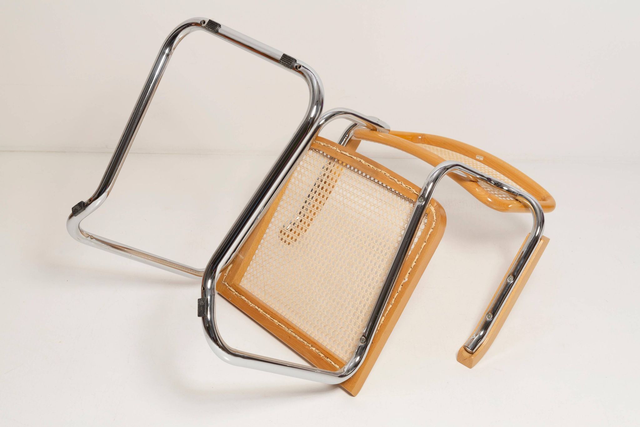 Mid-century Cesca chair in rattan, Marcel Breuer, Italy, 1960s