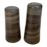 Sel et poivre céramique marron