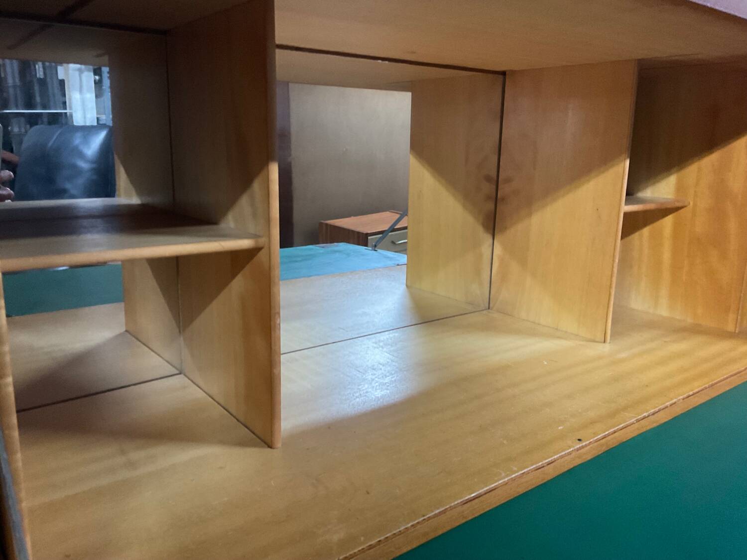 Vintage teak bar/secretary cabinet