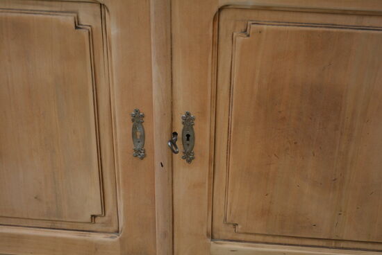 Ancient natural wood buffet