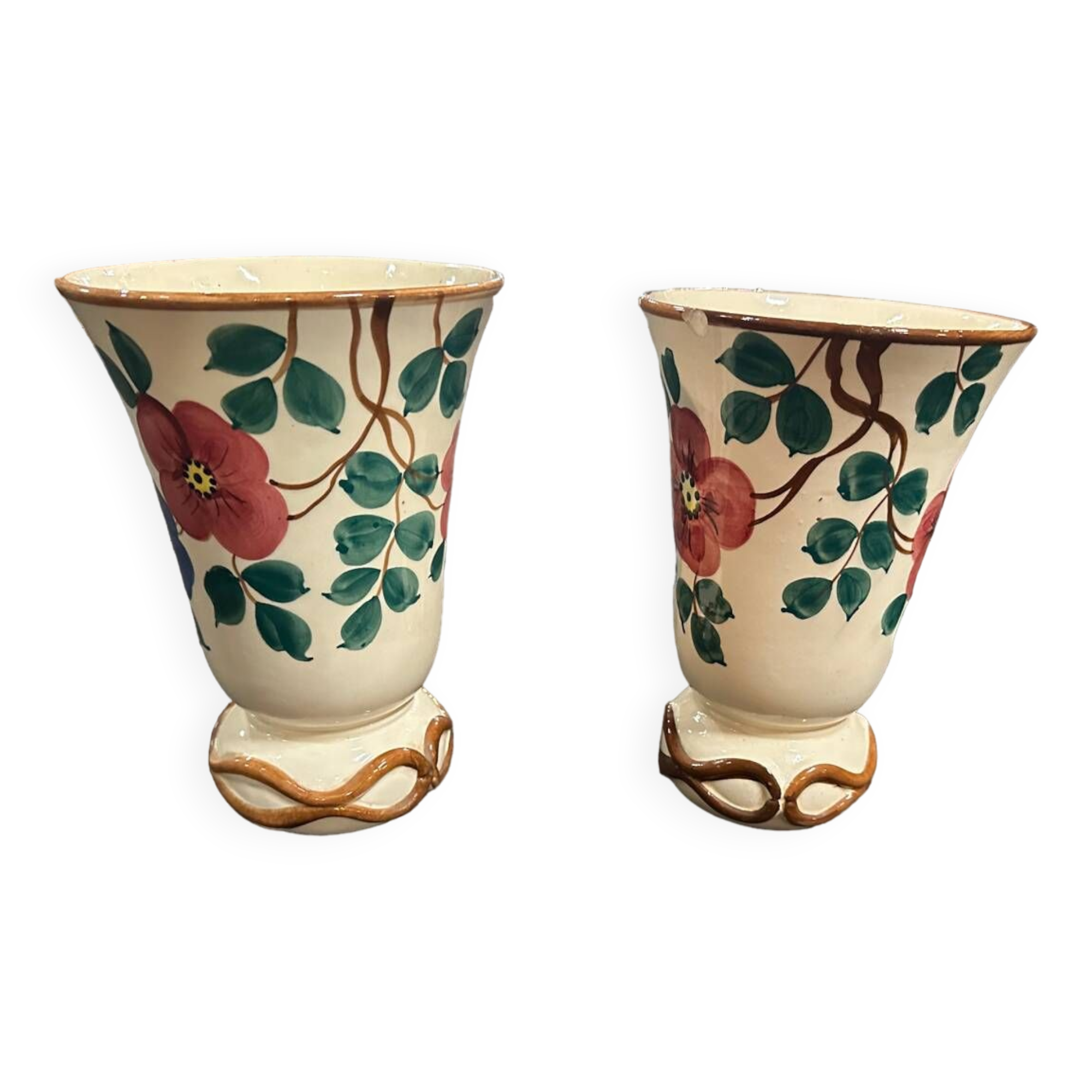 Paire de vase B Letalle St clement