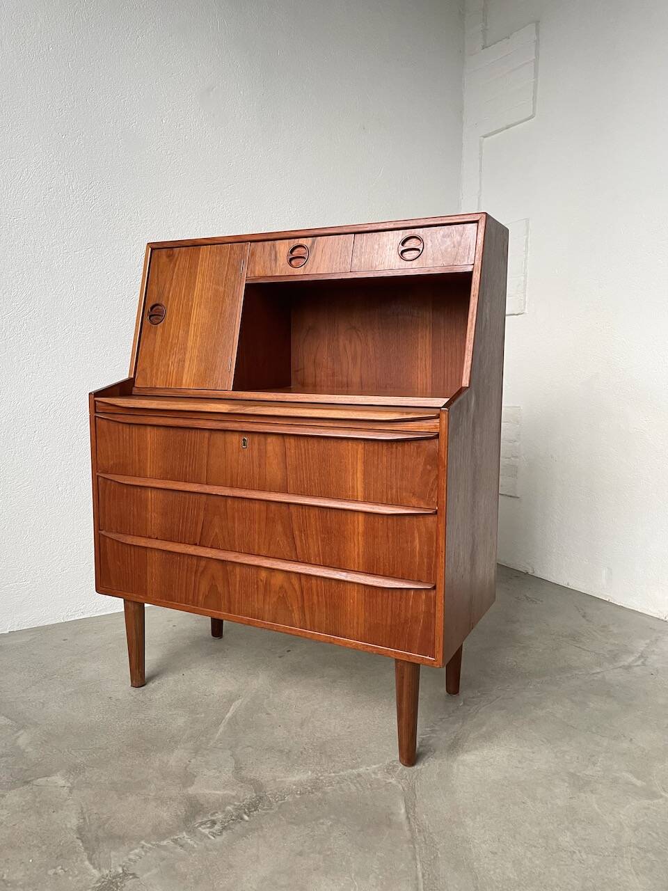 Danish teak secretary from the 60s