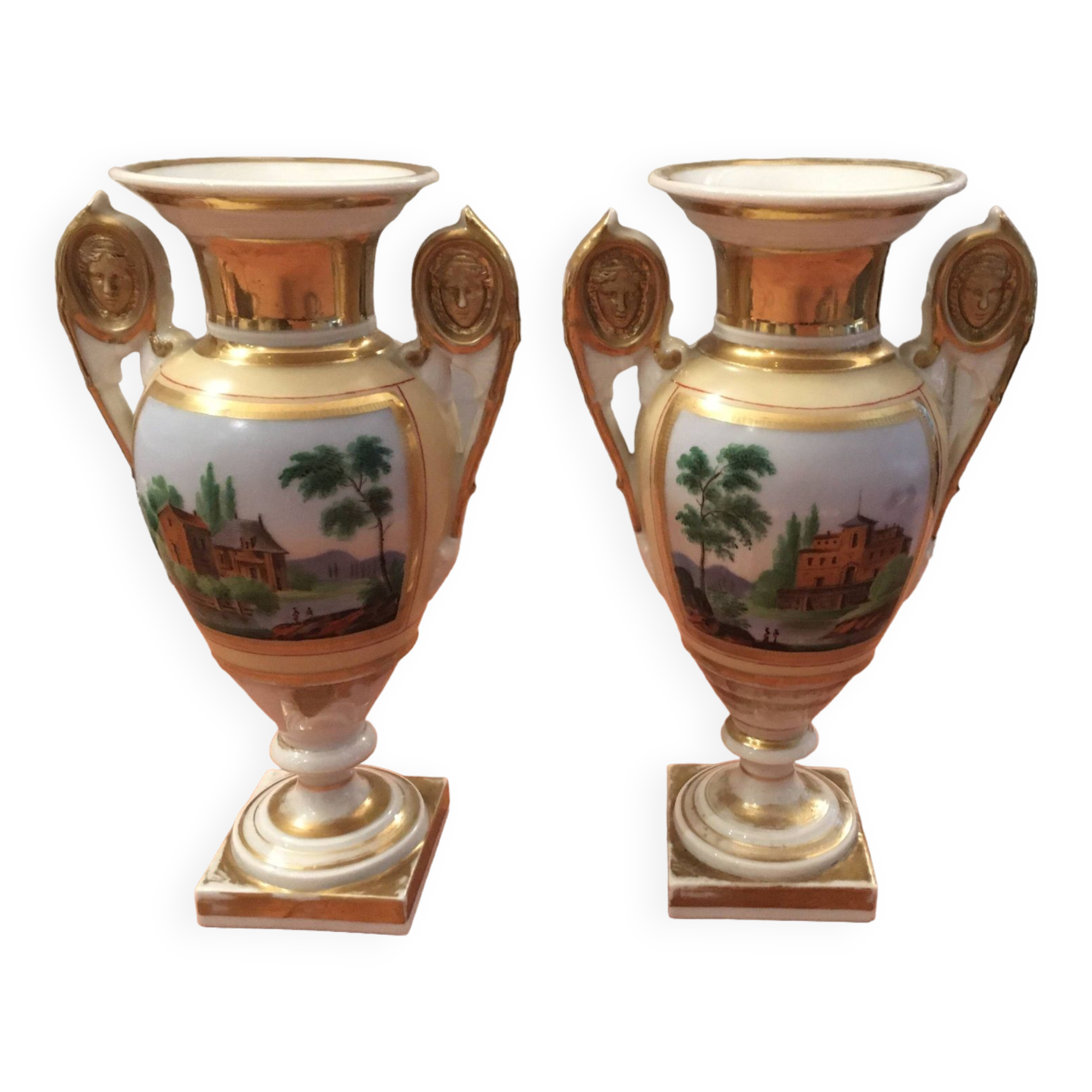 Pair of Empire vases