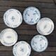 Set of 6 mismatched iron earth flat plates