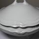 Vintage white Limoges fine porcelain soup/vegetable dish attributed to Bernardaud