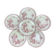 Lot de 6 assiettes creuses modèle Cactus de Gien
