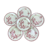Lot of 6 soup plates model Cactus de Gien