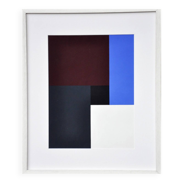 Aurélie Nemours geometric composition circa 1980