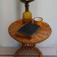 Wicker coffee table