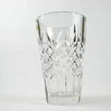 Bohemian crystal vase, Czechoslovakia