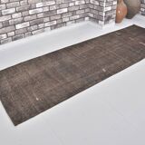 Neutral Turkisk Hanwoven Kilim Runner sku 2002