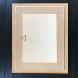 Signed and framed botanical watercolor