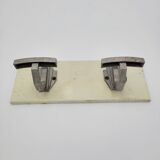 set of 2 Art Deco coat hooks