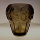 Vase art déco, fumée persglas avec décor, Barolac Josef Inwald, période 1930