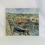 Tableau " Vue de Cannes", XXème