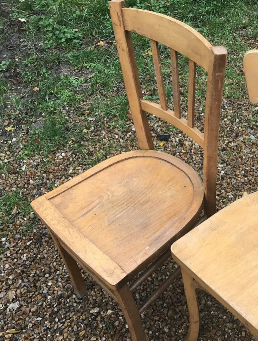 Vintage bistro chairs