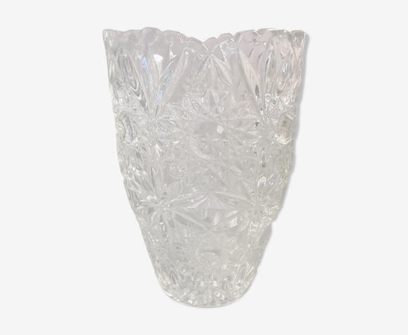 Vase ciselé en cristal