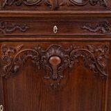 Display case, France, around 1880. After renovation.