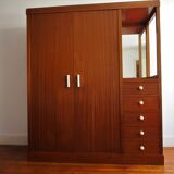 Armoire art déco acajou