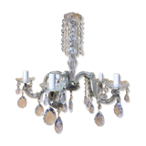 Crystal chandelier with grapevines