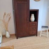 Asymmetrical Art Deco wardrobe