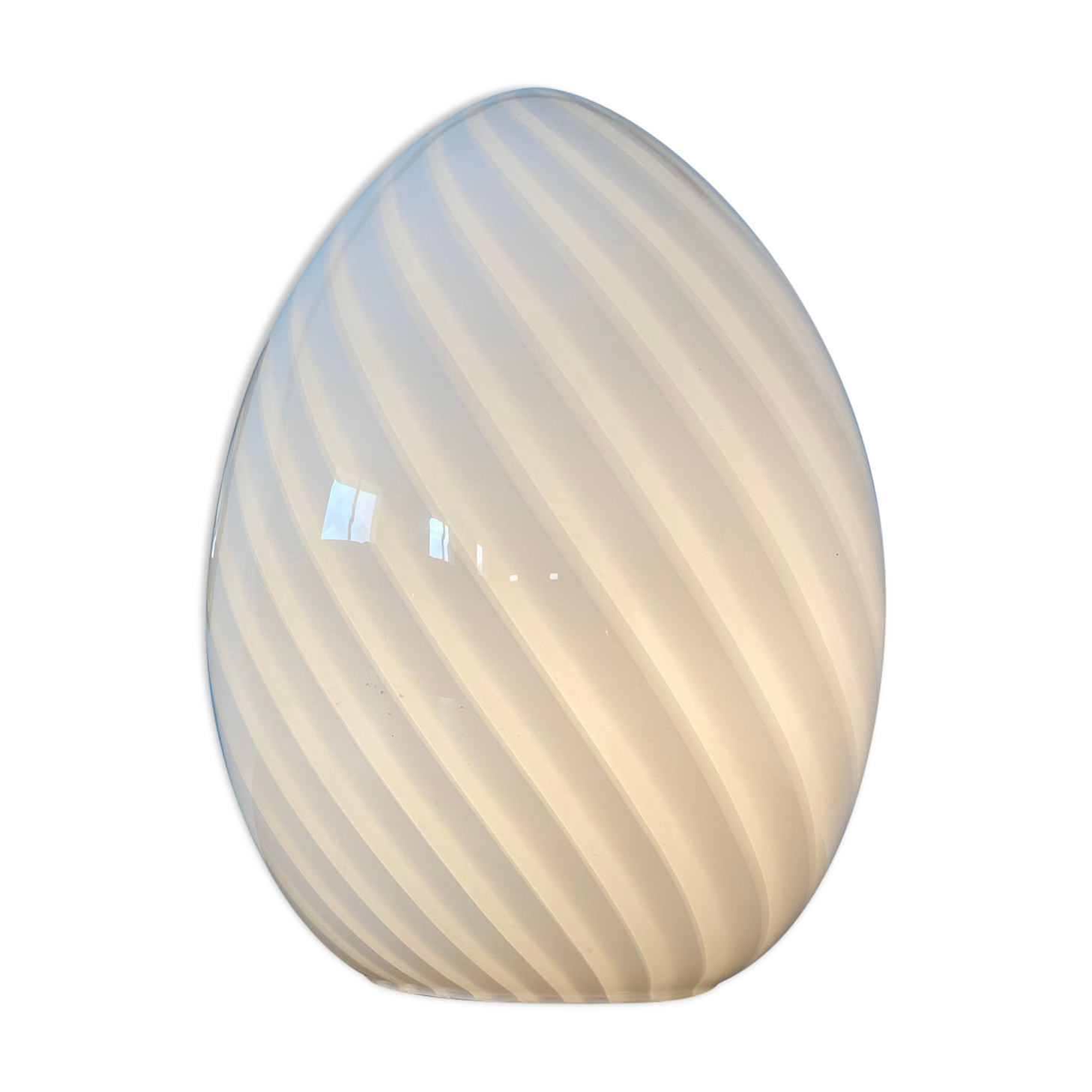 Old egg lamp glass murano vetri eggs vintage 1970